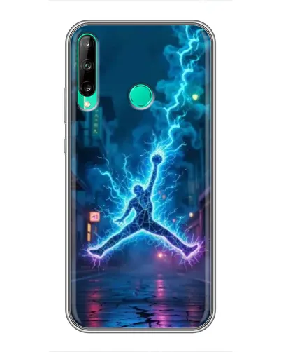 Чехол для Huawei Y7p (2020) с картинкой «Jordan Gold Jumpman»