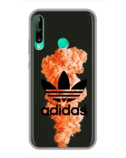 Чехол для Huawei Y7p (2020) с картинкой «Оранжевый дым Adidas» Чехол для Huawei Y7p (2020) с картинкой «Оранжевый дым Adidas»