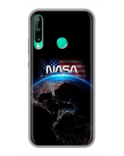 Чехол для Huawei Y7p (2020) с картинкой «Земля из космоса NASA»