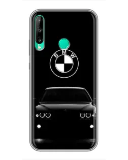 Чехол для Huawei Y7p (2020) с картинкой «BMW — взгляд из темноты»