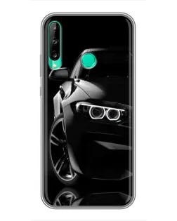 Чохол для Huawei Y7p (2020) з картинкою «Чорна BMW — профіль»