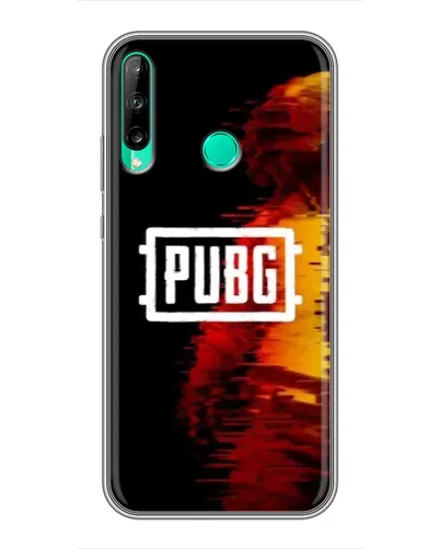 Чехол для Huawei Y7p (2020) с картинкой «Яркий логотип PUBG»
