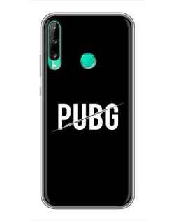 Чехол для Huawei Y7p (2020) с картинкой «PUBG — белый логотип»