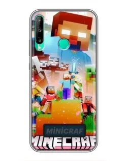 Чохол для Huawei Y7p (2020) з картинкою «Minecraft герої гри» Чохол для Huawei Y7p (2020) з картинкою «Minecraft герої гри»