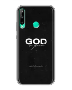 Чехол для Huawei Y7p (2020) с картинкой «GOD — Бог над всем»