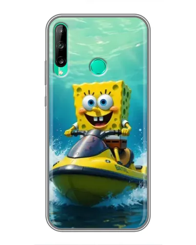 Чехол для Huawei Y7p (2020) с картинкой «Спанч Боб на гидроцикле» Чехол для Huawei Y7p (2020) с картинкой «Спанч Боб на гидроцикле»