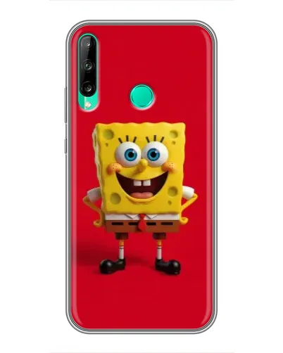 Чехол для Huawei Y7p (2020) с картинкой «Спанч Боб на красном» Чехол для Huawei Y7p (2020) с картинкой «Спанч Боб на красном»