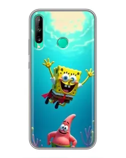 Чохол для Huawei Y7p (2020) з картинкою «Спанч Боб під водою»
