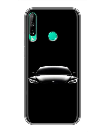 Чехол для Huawei Y7p (2020) с картинкой «Фары Tesla Night» Чехол для Huawei Y7p (2020) с картинкой «Фары Tesla Night»
