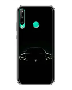 Чохол для Huawei Y7p (2020) з картинкою «Mercedes — силует авто»