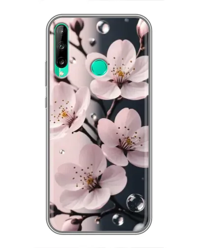 Чехол для Huawei Y7p (2020) с картинкой «Нежная сакура и капли» Чехол для Huawei Y7p (2020) с картинкой «Нежная сакура и капли»