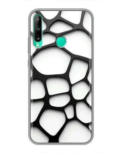 Чехол для Huawei Y7p (2020) с картинкой «Белая объемная сетка» Чехол для Huawei Y7p (2020) с картинкой «Белая объемная сетка»