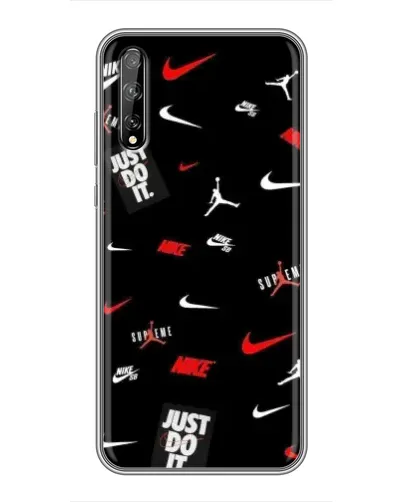 Чехол для Huawei P Smart S / Y8p (2020) с картинкой «Nike Mix Pattern»