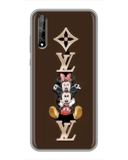 Чехол для Huawei P Smart S / Y8p (2020) с картинкой «LV и Микки Маус»