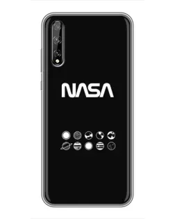 Чехол для Huawei P Smart S / Y8p (2020) с картинкой «NASA — технический принт»