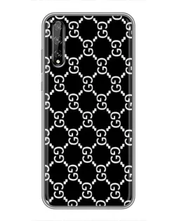 Чехол для Huawei P Smart S / Y8p (2020) с картинкой «Gucci — сетчатый паттерн»