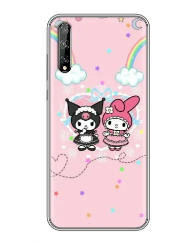 Чехол для Huawei P Smart S / Y8p (2020) с картинкой «My Melody и Kuromi»