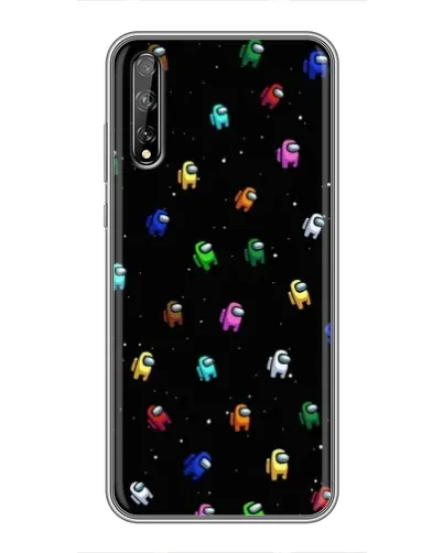 Чехол для Huawei P Smart S / Y8p (2020) с картинкой «Экипаж Among Us»