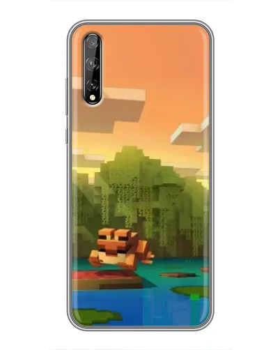 Чехол для Huawei P Smart S / Y8p (2020) с картинкой «Майнкрафт закат солнца» Чехол для Huawei P Smart S / Y8p (2020) с картинкой «Майнкрафт закат солнца»