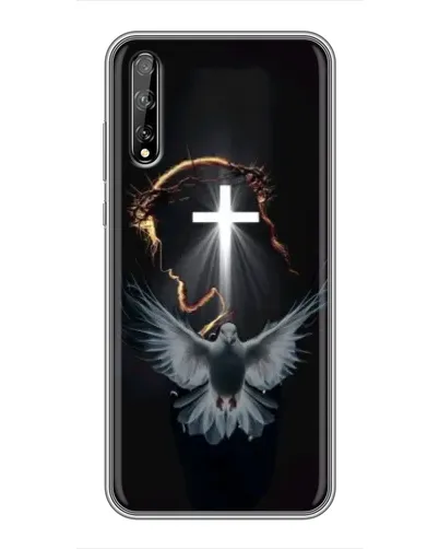 Чехол для Huawei P Smart S / Y8p (2020) с картинкой «Голубь и Свет»