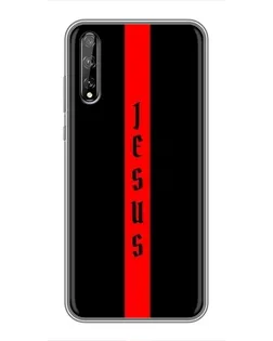 Чехол для Huawei P Smart S / Y8p (2020) с картинкой «Красная линия веры»