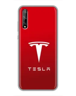 Чохол для Huawei P Smart S / Y8p (2020) з картинкою «Tesla Red Classic»
