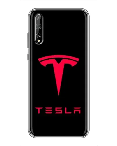 Чохол для Huawei P Smart S / Y8p (2020) з картинкою «Tesla Red Logo» Чохол для Huawei P Smart S / Y8p (2020) з картинкою «Tesla Red Logo»
