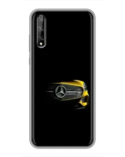Чехол для Huawei P Smart S / Y8p (2020) с картинкой «Mercedes — ретро стиль»