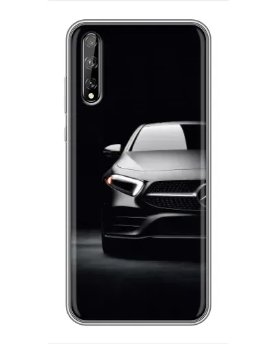 Чехол для Huawei P Smart S / Y8p (2020) с картинкой «Свет фар Mercedes»