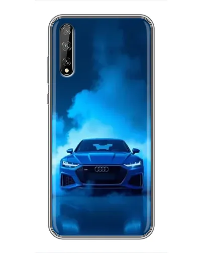 Чехол для Huawei P Smart S / Y8p (2020) с картинкой «Audi — голубая энергия»