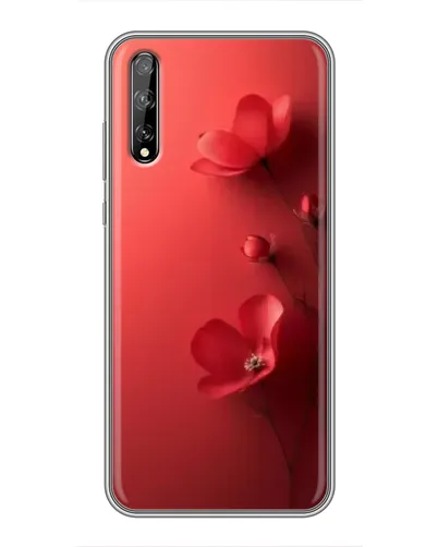 Чехол для Huawei P Smart S / Y8p (2020) с картинкой «Маковые соцветия»