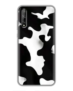 Чехол для Huawei P Smart S / Y8p (2020) с картинкой «Черно-белое пятно»