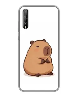 Чехол для Huawei P Smart S / Y8p (2020) с картинкой «Толстенькая капибара»