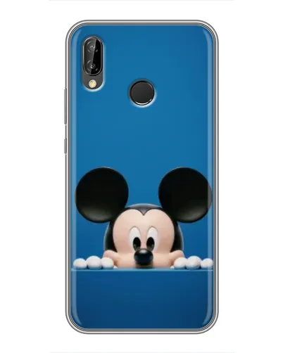 Чехол для Huawei Y9 2019 / Enjoy 9 Plus с картинкой «Микки выглядывает» Чехол для Huawei Y9 2019 / Enjoy 9 Plus с картинкой «Микки выглядывает»