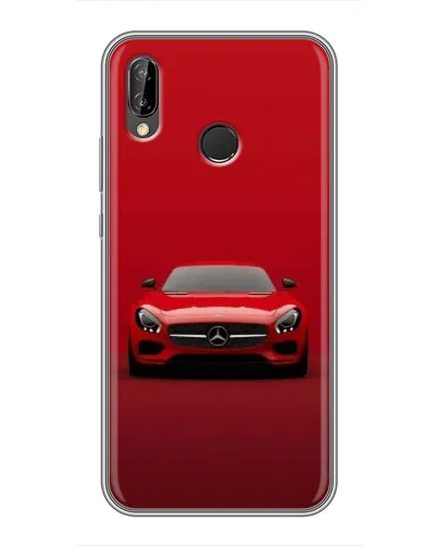 Чехол для Huawei Y9 2019 / Enjoy 9 Plus с картинкой «Красный Mercedes AMG»