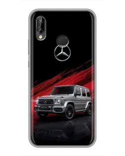 Чехол для Huawei Y9 2019 / Enjoy 9 Plus с картинкой «Mercedes G-Class красный»