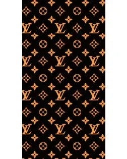 Чехол для Huawei с картинкой «Золотая монограмма LV»