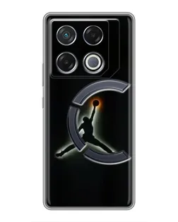 Чохол для Infinix GT 20 Pro з картинкою «Jordan Gradient Logo»