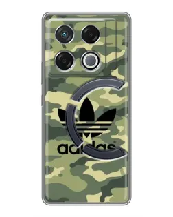 Чехол для Infinix GT 20 Pro с картинкой «Милитари стиль Adidas»