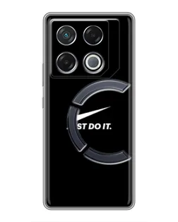 Чехол для Infinix GT 20 Pro с картинкой «Минимализм от Nike»