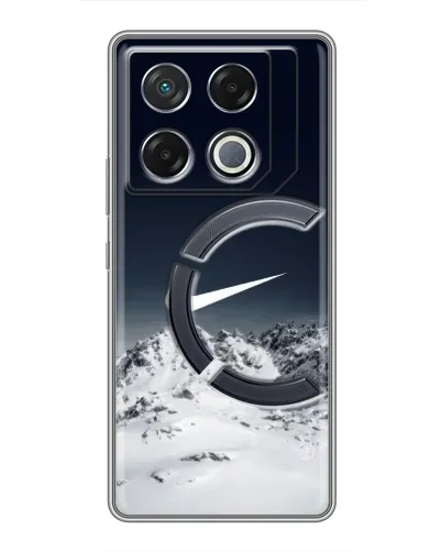 Чехол для Infinix GT 20 Pro с картинкой «Nike — зимние горы»