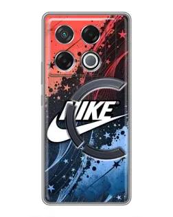 Чехол для Infinix GT 20 Pro с картинкой «Градиентный принт Найк»