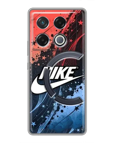 Чехол для Infinix GT 20 Pro с картинкой «Градиентный принт Найк»