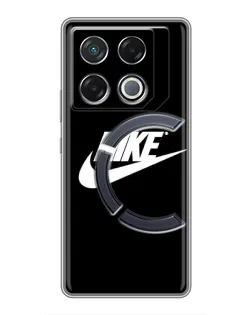 Чохол для Infinix GT 20 Pro з картинкою «Мазки фарби Nike»