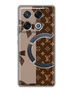 Чехол для Infinix GT 20 Pro с картинкой «Louis Vuitton — банты»