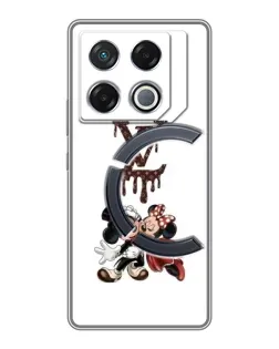 Чехол для Infinix GT 20 Pro с картинкой «LV и Микки Маус»