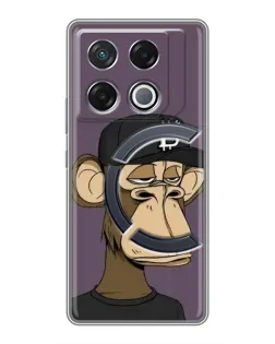 Чехол для Infinix GT 20 Pro с картинкой «Bored Ape в кепке»