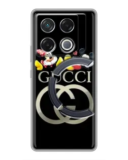 Чехол для Infinix GT 20 Pro с картинкой «Gucci — герои Disney»