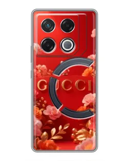 Чехол для Infinix GT 20 Pro с картинкой «Gucci — золотой сад»