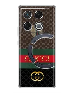 Чехол для Infinix GT 20 Pro с картинкой «Gucci — брендированный десерт»
